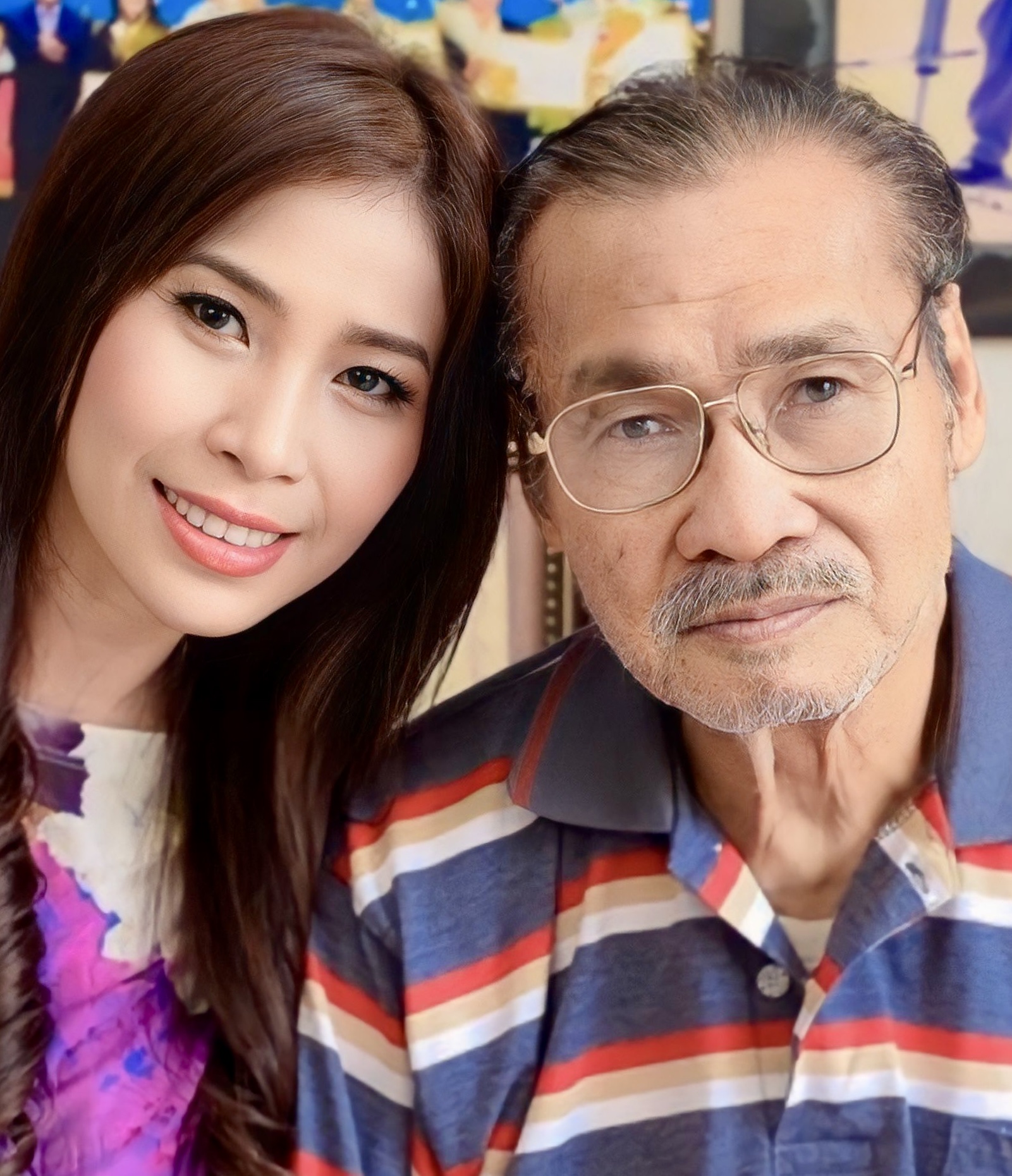 Lý Hương và cố NSND Lý Huỳnh doanhnhantieubieucomvn Chuyên Trang tập chí doanh nhân